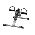 YSSOA Folding Pedal Exercise Bike, Mini Exercise Bike for Arms and Legs Workout, Folding Exercise Peddler Portable with Digital Monitor, Resistance Adjustable, Lightweight Size