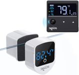 2-in-1 Digital Aquarium Thermometer with Magnetic Cleaner, New Upgrade Digital Aquarium Thermometer with Motion Sensor