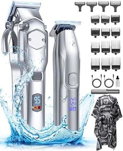 Romanda Clippers and Trimmers Set, Hair Clippers for Men Cordless,Mens Clippers and Grooming Set,Barber Clippers Set