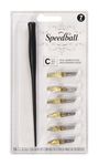 Speedball C-Style Pen Set - 1 Penholder w/ 6 Nibs