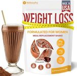 HARMONIFY Meal Replacement Shake for Women with Chocolate Flavor, Keto Friendly, Kosher Protein Powder, Pre & Probiotics for Easy Digestion, No Sucralose Included, 16,9 Oz