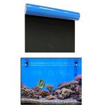 Premier Plants Aquarium Fish Tank Background Sticker Poster for Aquarium Background Black 4 Feet Length & 2 Feet Height (4 ft Blue)