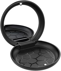 ARGOMAX Aligner and Retainer Case, Upgrated Retainer Mouth Guards Travel Case with Mirror Inside - Black.