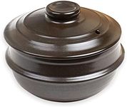 Tiger Dolsot Korean Stone Bowl with Lid (No Trivet) (Size 4)