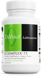 Davinci Labs B Complex-75 - Supports Relaxation and Proper Nerve Function* - Dietary Supplement with Niacin, Vitamin B6, B12, Biotin, Choline and More - Vegetarian - Gluten-Free - 60 Capsules