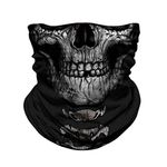 JOEYOUNG Skull Face Mask UV Sun Mask Dust Neck Gaiter Bandana Headwear Fishing