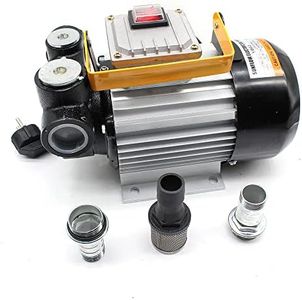 550W Bomba de Trasvase de Gasoil, 60 l/min, Bomba de Diésel Eléctrica con Juego de Accesorios para Aceite de Calefacción Diésel, 220V Bomba Trasvase Gasoil, Bomba de Combustible Diésel