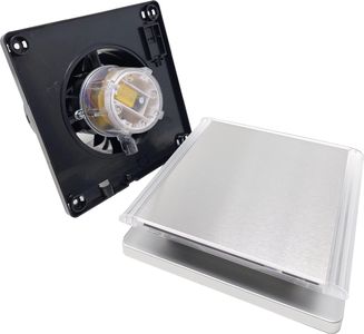 CubeTech 4-Inch LED Bathroom Exhaust Fan – Quiet Ventilation
