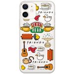 Warner Bros. Friends 014 Phone Case Optimally Adapted for iPhone 12/12 PRO Clear, Partially Transparent