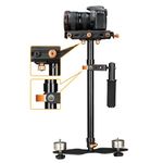 E-Image CS-10 DSLR Video Camera Handheld Stabilizer for Nikon/Canon/Sony/Panasonic (Black)