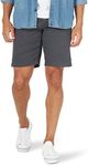 Lee Men's Performance Series Extreme Comfort flat front shorts, Charcoal, 34