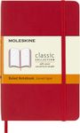 Moleskine Classic Notebook, Soft Cover, Pocket (3.5" x 5.5") Ruled/Lined, Scarlet Red, 192 Pages