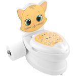 Kids Potty Training Toilet Seat | Toilet Potty with Flush Sound & Light | Portable Easy Clean Removable Pot & Seat | Toddler Potty Toilet | Educational Toddler Travel Essentials | One Size