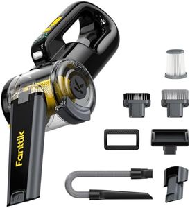 Fanttik Fold V10 Apex Deluxe Pivot Car Vacuum, 17000Pa Handheld Vacuum Cordless High Power, Portable Vacuum with Flexible Hose&Pet Brush, Smart LED Display, DynamicClean™ Vacuum for Car Home Pet