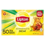 Lipton Black Tea Bags, Decaffeinated 50 ct