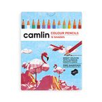 Camlin Camel Kokuyo Half Size Color Pencil With Sharpener - 12 Shades