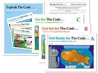 Explode the Code Pre-K Books Set (5 Books) - Books A, B, C, Teacher's Guide, Picture Cards