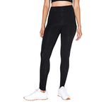 American Apparel Women's Cotton Spandex Jersey High-Waist Leggings, Black, S