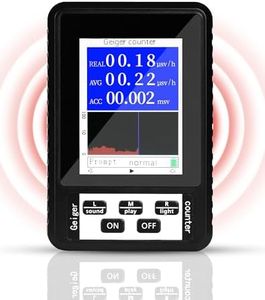 LAOYE Geigerzähler Radioaktivität Dosimeter zur Messung Beta Gamma Röntgen-Tester Nuclear Radiation Detector Nuklear Strahlungsdetektor - Ultraleicht & Tragbar