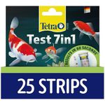 Tetra 7in1 Pond Water Testing Kit 25 strips - Measures pH, KH, Nitrite and Chlorine - Maintain Excellent Water Quality