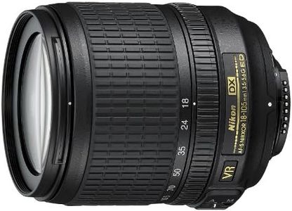Nikon AF-S DX NIKKOR 18-105mm f/3.5-5.6G ED VR - Objetivo para cámara réflex, Negro