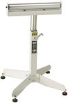 HTC HSS-15 Super Duty Adjustable 22-Inch to 32-Inch Tall Pedestal Roller Stand with 16-Inch Ball Bearing Roller, 500 Lbs. Material support, White