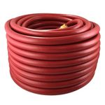 Flexon 3/4 x 100ft Heavy Duty Premium Rubber Hot Water Garden Hose