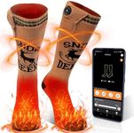 SNOW DEER Hunting Heated Socks with