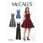 McCall's Patterns for Sewing Dresses, Belt, Romper, And Jumpsuit With Pockets