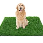 Embellbatt 80cm X 130cm Artificial Grass for Dogs Pee Grass Pads Dog Potty Grass Training Mat Fake Grass for Dogs Indoor Outdoor Garden Decoration Easy to Clean