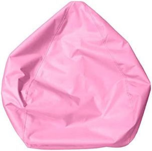 Childrens & Adults Toys Storage Bean Bag,Stuffed Animal Waterproof Storage Bean Bag,Living Room Bean Bags,Chair Slipcover,Chair Cover,No Filling (100 * 120cm, Pink)