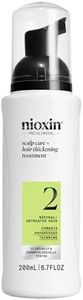 Nioxin Scalp + Hair Thickening System 2 Leave on Treatment, For Natural Hair with Progressed Thinning, 6.8 oz (Packaging May Vary)