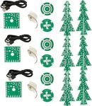 AZDelivery 3x DIY LED Christmas Tree Kit: Christmas tree electronics kit for soldering - soldering kit for a spinning Christmas tree with LEDs, music and USB connection