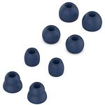 Replacement Silicone Earbuds Ear Tips Eargels Buds Set Compatible with Beats by Dr. Dre Powerbeats Pro Wireless in-Ear Earphones (4 Pairs/Navy Blue)