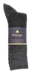 McGregor Soft Cotton Men's Socks, 8 Pairs Black and Grey Mix