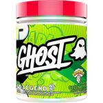 Ghost Legend All Out Pre Workout Powder | Increased Energy, Pumps, Focus | L-Citrulline, Beta Alanine, Beta Alanine Blend | Vegan, Gluten Free, Sugar Free | 40 Servings, 400g (Sour Green Apple)