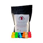 Premium 250 Bloom Gelatin Powder for Gummies and Confectionary Creations - High Bloom Strength, 100% - Pure Halal Beef Gelatin - Perfect for DIY Gummy Making Commercial Grade for Gummies - by Gummy Nutrition Lab - 454 grams