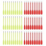 60PCS 6.3 Inch 50-80LB Mini Archery Crossbow Bolts Set with Sharp Metal Tip, Reusable Durable Arrow Dart for Shooting Target Practice, Small Hunting Game, Outdoor Fishing