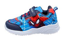 Marvel Boys Spiderman Trainers Red Size 6-12.5 Infant (Blue, numeric_10)