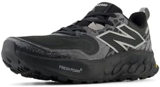 New Balance Men's Fresh Foam X Hierro V8 Trail Running Shoe, Black/Shadow Grey/Black, 9