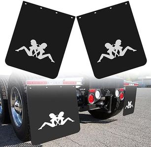 CPOWACE Mud Flaps for Semi Trucks 24 ''X30'' Heavy-Duty Trailer Truck Mud Flap Polymer Semi Mud Flaps for Freightliner Kenworth Peterbilt International Mud Guards Splash Flaps