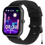 JUBUNRER Kids Smart Watch for Boys Girls Watches Phone Bluetooth Call Heart Rate Sleep Pedometer Step Counter Sport Game Fitness Activity Trackers Calculator Teenage Gifts 3+ Year Old for IOS Android