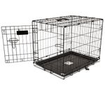 Precision Pet Products One Door Provalue Wire Dog Crate, 24 Inch, for Pets 15-30 lbs, with 5-Point Locking System