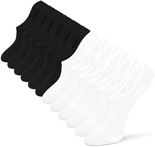 IDEGG No Show Socks Womens and Men Low Cut Ankle Short Anti-slid Athletic Running Novelty Casual Invisible Liner Socks