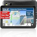 GPS Navigation for Car Truck RV, GPS Navigator with 9 inch, 2024 Maps (Free Lifetime Updates), Truck GPS Commercial Drivers, Semi Trucker GPS Navigation System, Custom Truck Routing