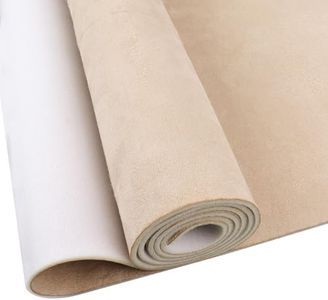 EYAYEN Suede Headliner Fabric 120" x 60" Headliner Material with 1/9" Foam Backing, Automotive Interior Replacement Upholstery Material for Car, Truck, SUV, RV, Boat & Home DIY Roof Repair (Beige)