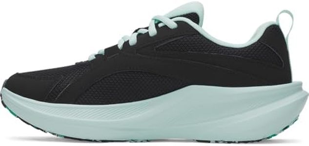 Under Armour Girls' Grade School Charged Assert 11, (002) Black/Refresh Mint/Green Mode, 6, US