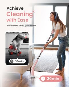 Leebein Electric Spin Scrubber – Cordless Power Cleaning Brush