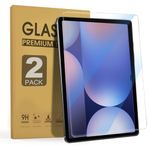 ZenRich 2 Pack Screen Protector for Galaxy Tab S10 Plus/S9 FE Plus/S9 Plus/S8 Plus/S7 FE/S7 Plus 12.4 inch, 9H Hardness Tempered Glass HD Clear Film Scratch Proof for Samsung Tablet S10+/S9 FE+/S9+