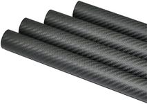 US-WHABEST 50mm x 46mm1000mm Roll Wrapped Carbon Fiber Tube 3K Best Wholesale 50 x 46 Matte